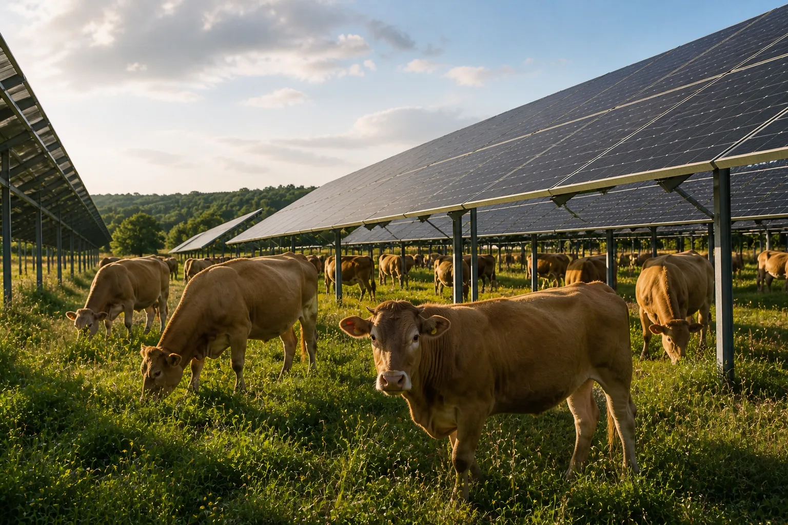 Projet agrivoltaïque sur terres agricoles
